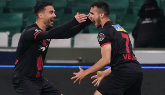 Kosovari Valmir Veliu shënon gol për Gazientep