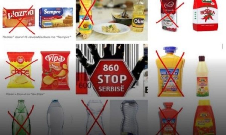 Sot organizohet protesta për bojkotim të produkteve serbe