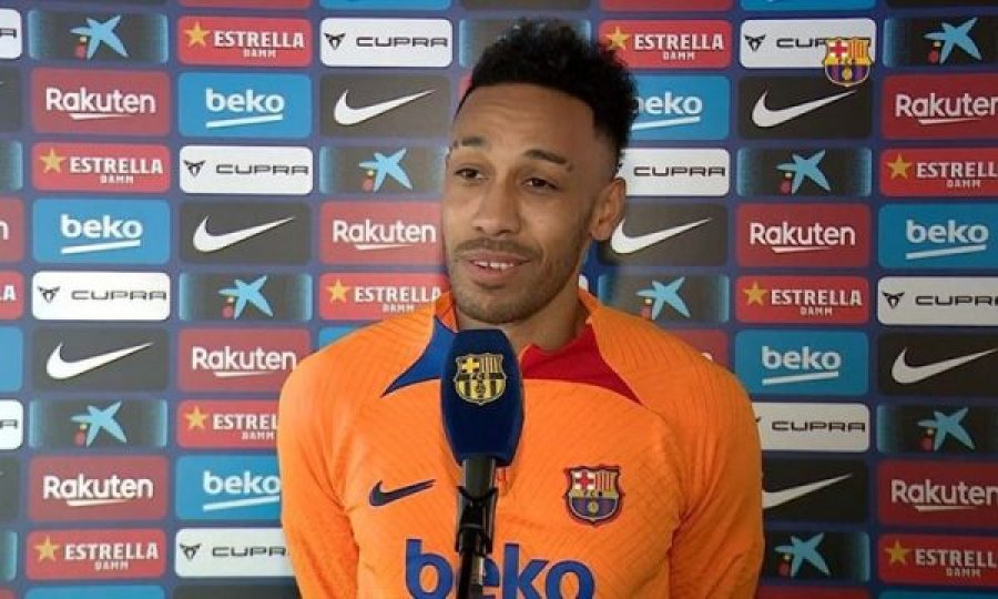 Aubameyang: Synimi im kryesor është ta rikthej Barcelonën në Ligën e Kampionëve