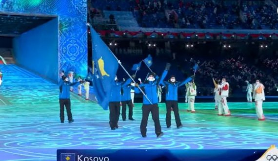 Ekipi i Kosovës parakalon në ceremoninë hapëse të Olimpiadës në Kinë, Tahiri bartës i flamurit