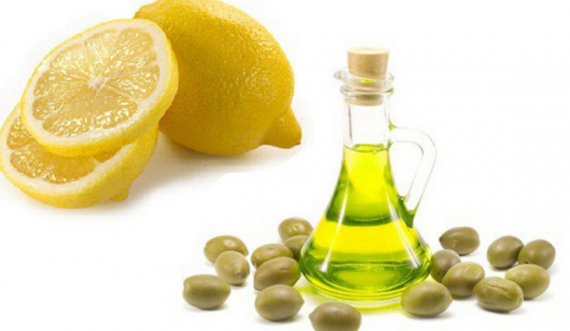 Dobitë shëndetësore të vaj ullirit me limon