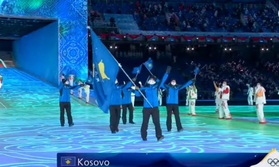 Ekipi i Kosovës parakalon në ceremoninë hapëse të Olimpiadës në Kinë, Tahiri bartës i flamurit