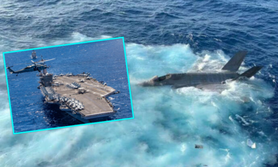 Publikohen pamje nga momenti i rrëzimit të F-35 amerikan në aeroplanmbajtëse
