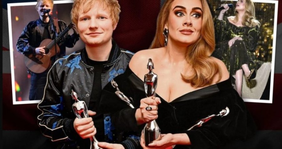 Ed Sheeran i frustruar që u vlerësua me vetëm një çmim, ndërkohë që Adeles iu dhanë tri