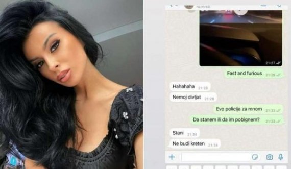 E dashura i shkruan Lirim Kastratit, teksa vozit veturën me shpejtësi të madhe