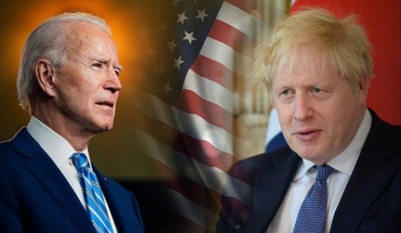 Biden-Johnson bisedojnë në telefon, diskutuan “pasoja të rënda” për Rusinë nëse pushton Ukrainën