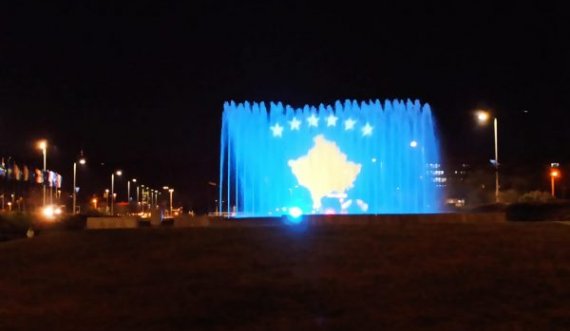 Flamuri kosovar ndriçohet në shatërvanin e Zagrebit