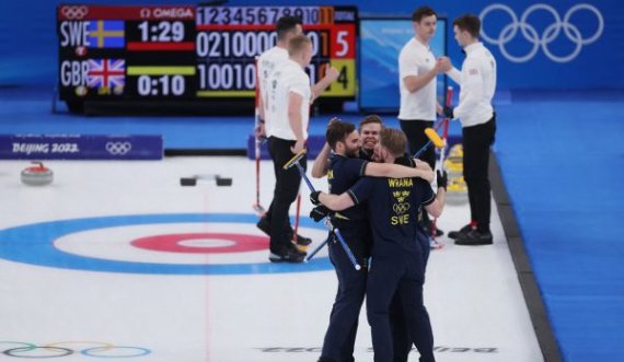 Suedia e fiton medaljen e artë në kërling në “Pekin 2022”