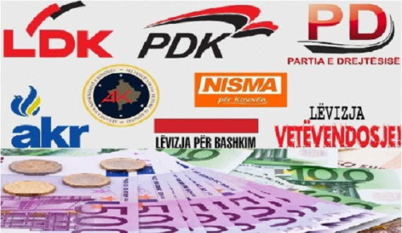 KQZ i ndan mjetet për partitë: VV’ja mbi 2 milionë, PDK’ja 760 mijë, LDK’ja 640 mijë euro