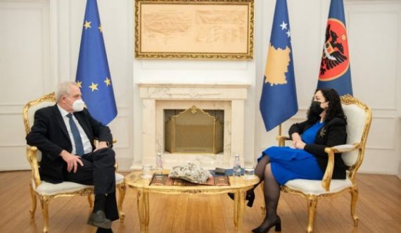 Osmani në takim me zv.presidentin e Parlamentit Evropian, rithekson qëndrimin se Kosova është në krah të Ukrainës