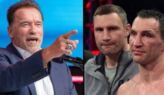 Arnold Schwarzenegger lutet për vëllezërit Klitschko: Ju ishit dhe jeni heronjtë e mi