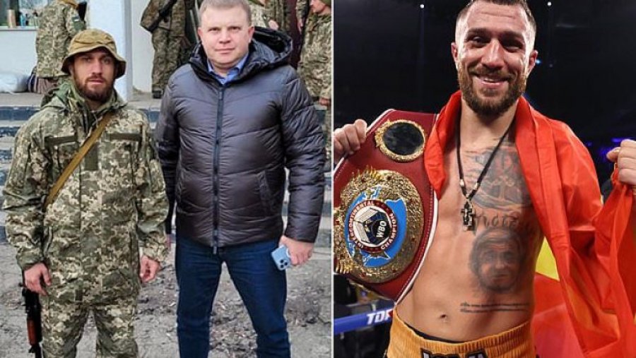 Ikona e boksit ukrainas armatoset me pushkë për t’i bërë ballë pushtimit rus