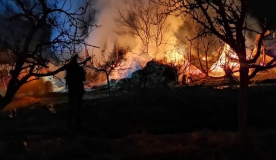  Fishekzjarret në vendin e gabuar, bujkut në Istog i digjen mijëra duaj të bagëtive 