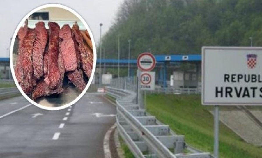 Mërgimtari niset me 50 kg mish të tharë, dënohet me 2100 euro në kufirin kroat