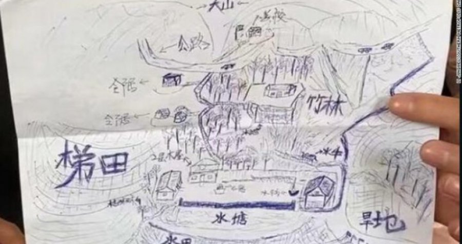 Një hartë e vizatuar nga kujtimet e ndihmon ta gjej familjen 30 vjet pasi ishte rrëmbyer