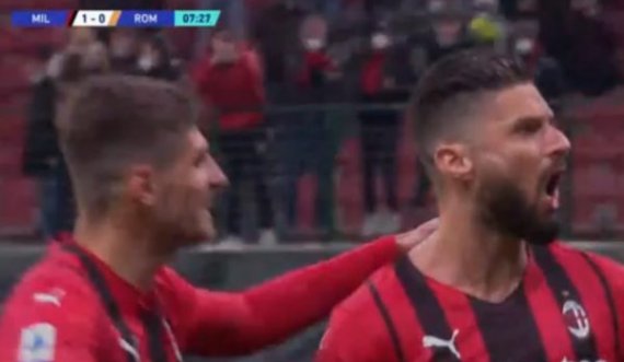 VAR ia dhuron një penallti Milanit, nuk gabon Giroud