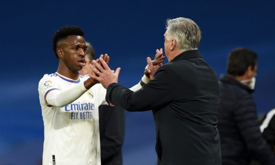 Ancelotti i lumtur me rikthimin e Vinicius: “Ai është i rëndësishëm për Realin”