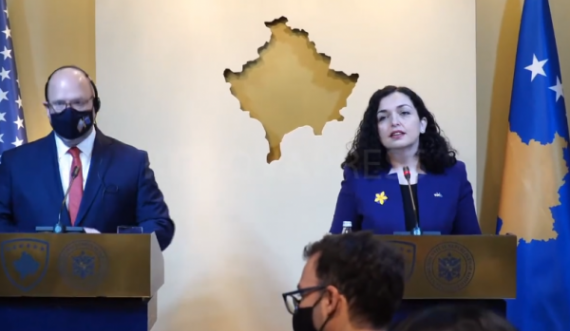  Presidentja Osmani mirëpret ambasadorin amerikan Hovenier: S’gjeni aleat më besnik sesa Kosova 