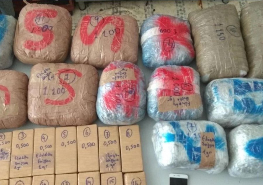 Shqiptari kapet me 21 kg kokainë, droga me vlerë 3 milionë euro