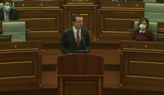  Kurti prezanton pikat e rezolutës kundër referendumit serb në Kosovë 