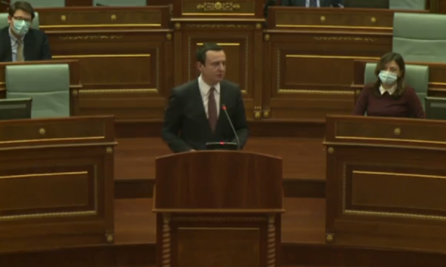  Kurti prezanton pikat e rezolutës kundër referendumit serb në Kosovë 