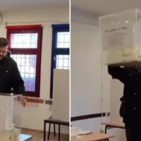 Politikani serb demolon kutinë e votimit në referendum, arrestohet dhe dërgohet në mbajtje