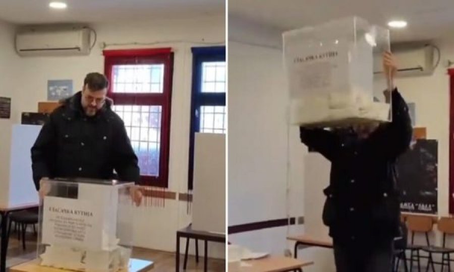 Politikani serb demolon kutinë e votimit në referendum, arrestohet dhe dërgohet në mbajtje