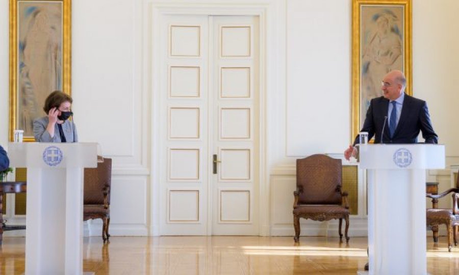 Gërvalla lajmërohet pas takimit me kryediplomatin grek në Athinë