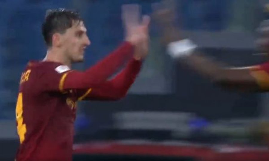 Kumbulla shënon gol të bukur në fitoren e Romës