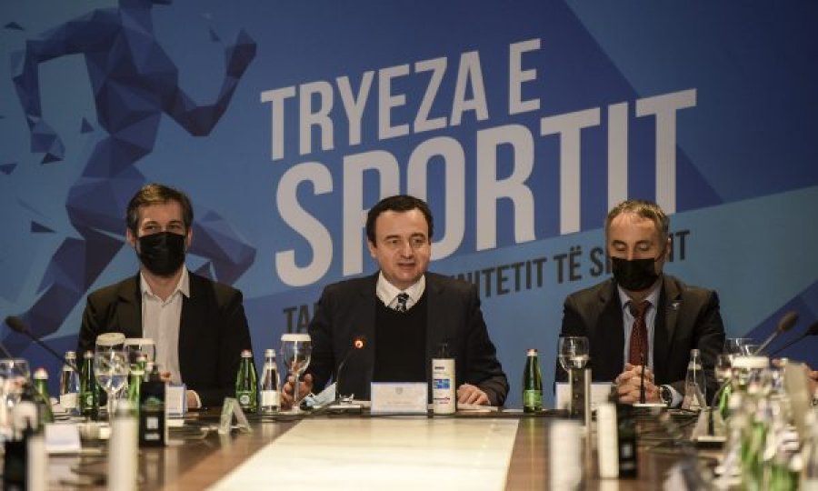Kryeministri Kurti në takim me komunitetin sportiv: Na duhet edhe masivizimi edhe shkëlqimi i sportit