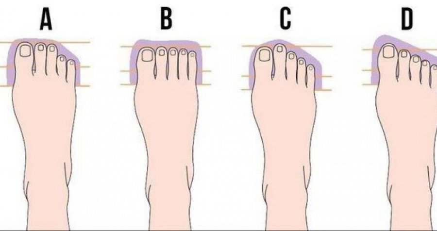 Do habiteni! Ja çfarë tregojnë format e gishtave të këmbës, po ju si i keni?