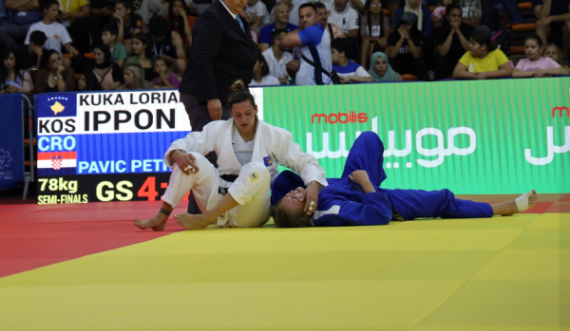 Loriana e mëson kundërshtaren në finalen e Lojërave Mesdhetare