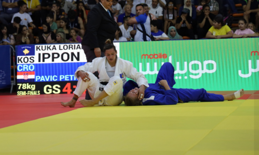 Loriana e mëson kundërshtaren në finalen e Lojërave Mesdhetare