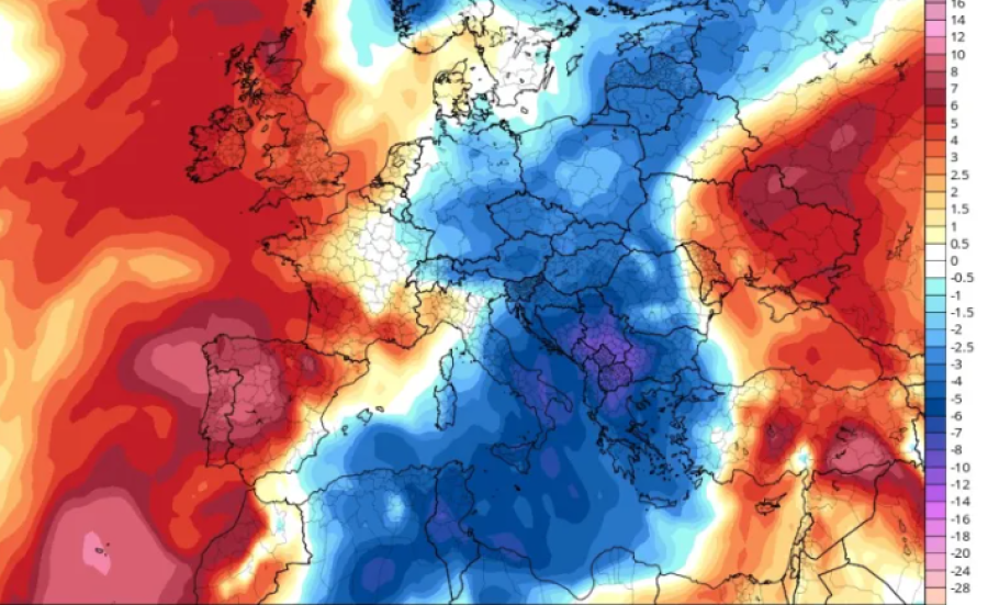 Nga vera në “dimër”, ulje drastike e temperaturave duke filluar nga data 8 korrik