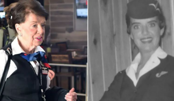 86-vjeçarja shpallet stjuardesa më e vjetër në botë