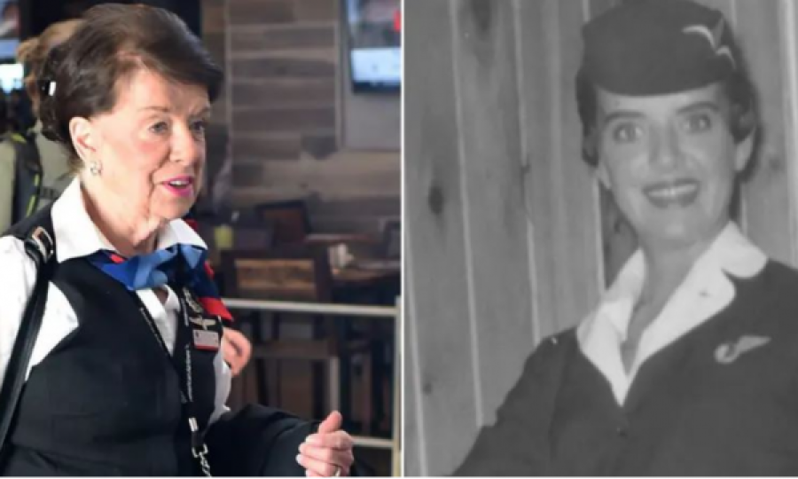 86-vjeçarja shpallet stjuardesa më e vjetër në botë