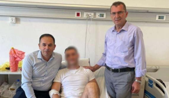 Sindikata viziton policët e plagosur në përplasjen me Lushtakët