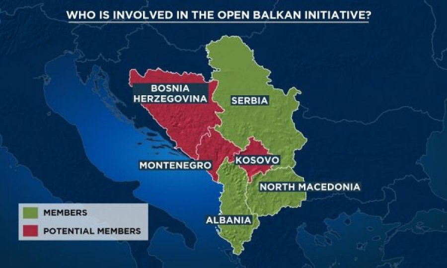 Dalin matjet: Kaq përqind përkrahet nisma “Open Balkan” në Kosovë