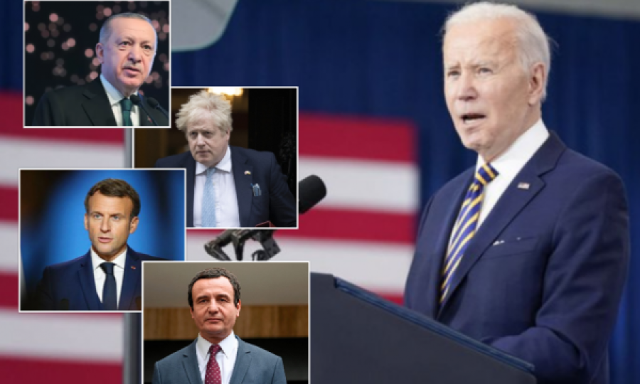 Biden, Erdogan, Kurti, Johnson e Macron/ Kush pëlqehet më shumë nga kosovarët e kush më pak?