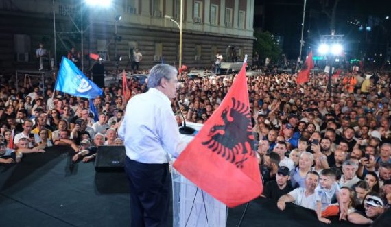 Berisha nga protesta: Shqiptarët do t’i thonë “Jo” Ballkanit të Hapur, “po” procesit të Berlinit