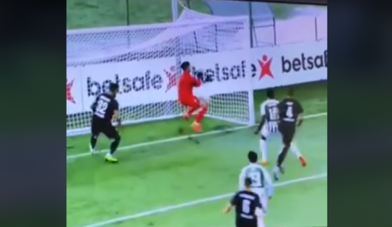 Frashëri shpëton gol të sigurt ndaj Zalgiris