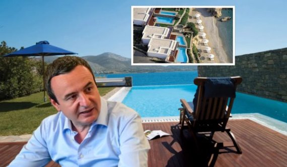 Mbrojtja e afërt e Kurtit duke u larë në një pishinë, raportohej se Kryeministri është diku tjetër në Greqi