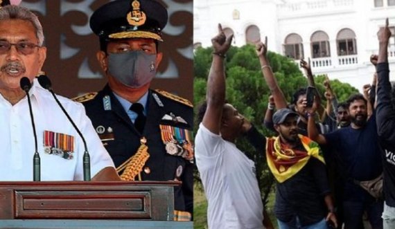 Pas arratisjes nga vendi, Presidenti i Sri Lankës jep dorëheqjen