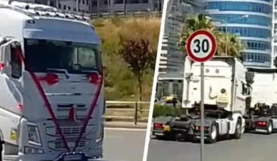 Shqiptari shkon ta marrë nusen me kamion