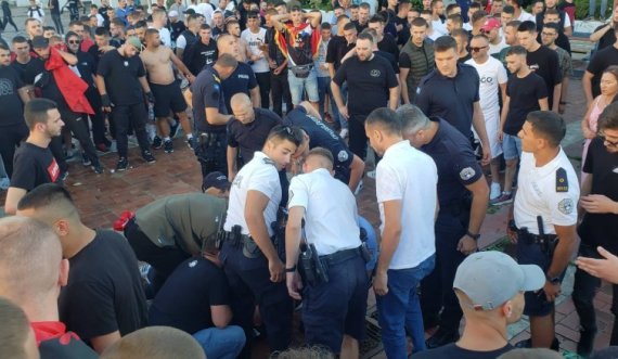 Alivanoset një tifoz nga tollovia e krijuar, dërgohet në QKUK