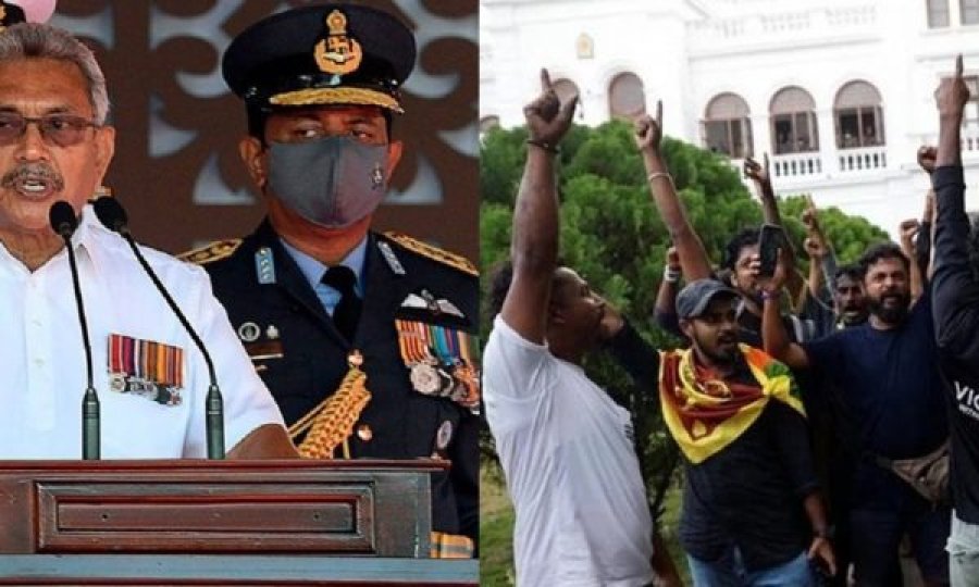 Pas arratisjes nga vendi, Presidenti i Sri Lankës jep dorëheqjen