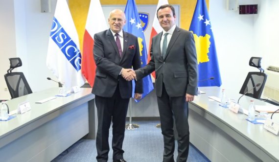 Kurti takohet me kryesuesin e OSBE-së, Rau, flasin për progresin në Kosovë