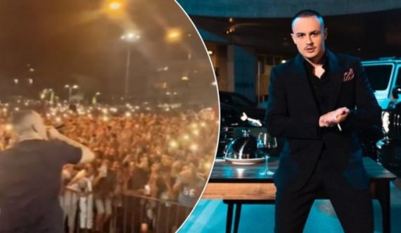 Numër i madh i fansave në koncert, Don Xhoni: Nuk jemi në Kinë po në Drenicë