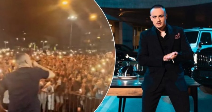 Numër i madh i fansave në koncert, Don Xhoni: Nuk jemi në Kinë po në Drenicë