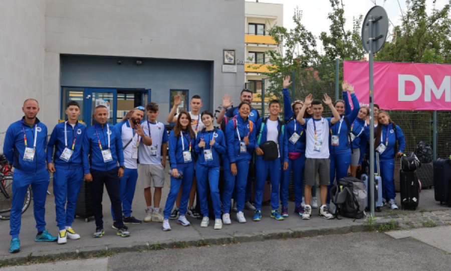 Ekipi i Kosovës mbërrin në Sllovaki, atje ku nesër fillon Festivali Veror Olimpik Evropian për të Rinj